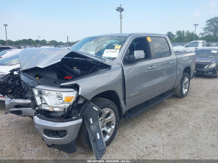 Vin: 1c6rrffgxnn413260, lot: 46278389, ram 1500 big horn  4x4 5'7 box 20222