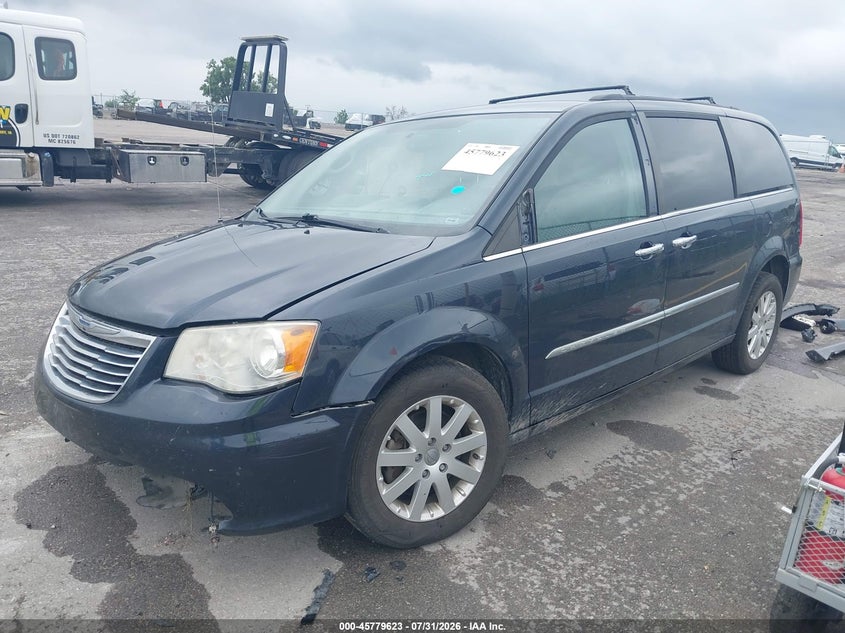 Vin: 2c4rc1bg2er408687, lot: 46278403, chrysler town & country touring 20142