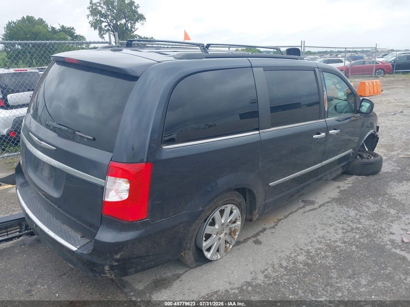 Vin: 2c4rc1bg2er408687, lot: 46278403, chrysler town & country touring 20144