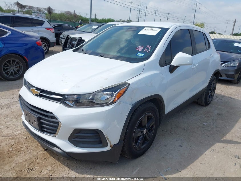 Vin: kl7cjksb5lb042237, lot: 46278428, chevrolet trax fwd ls 20202