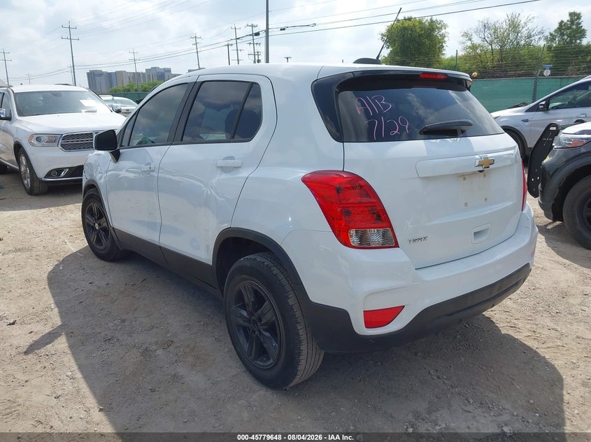 Vin: kl7cjksb5lb042237, lot: 46278428, chevrolet trax fwd ls 20203