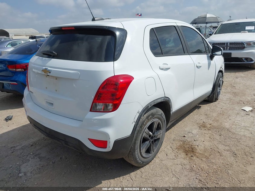 Vin: kl7cjksb5lb042237, lot: 46278428, chevrolet trax fwd ls 20204