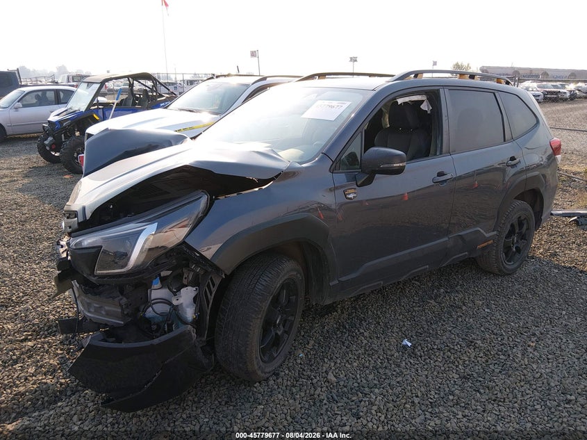Vin: jf2skajc7rh512680, lot: 46278457, subaru forester wilderness 20242