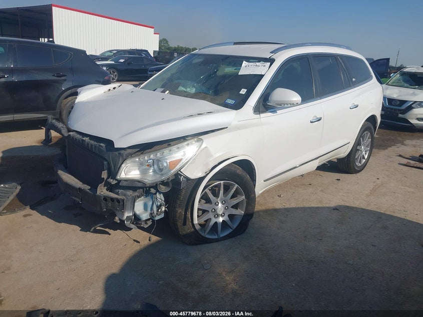 Vin: 5gakrbkd9gj314469, lot: 46278458, buick enclave leather 20162