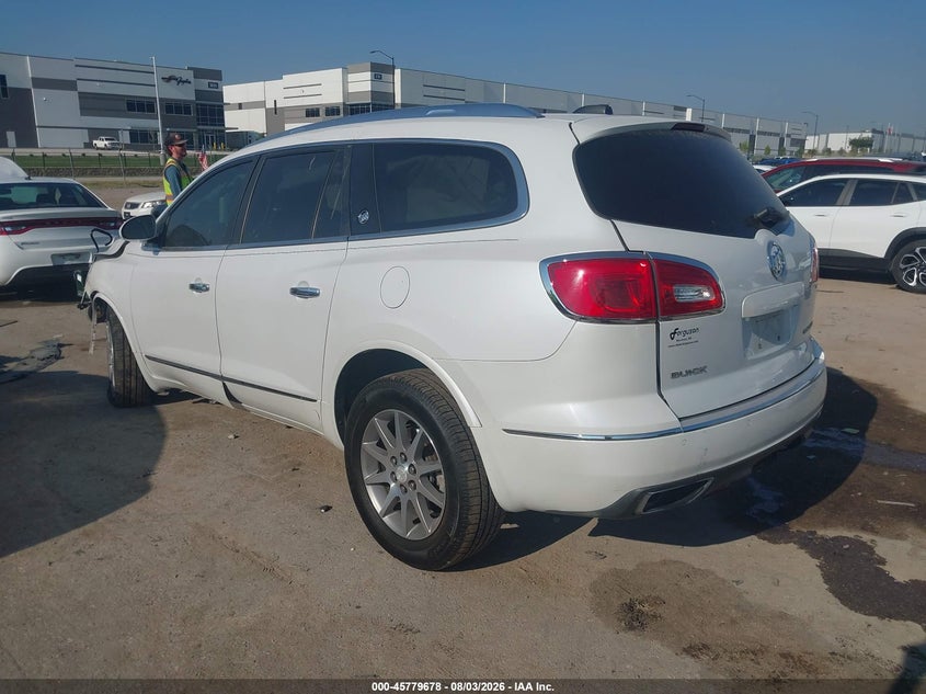 Vin: 5gakrbkd9gj314469, lot: 46278458, buick enclave leather 20163