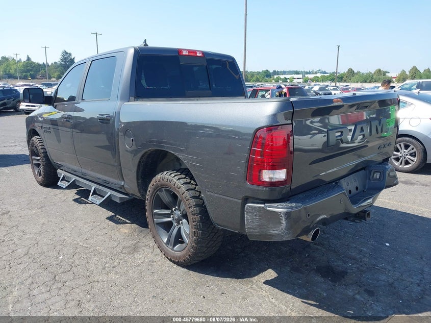 Vin: 1c6rr7mt0hs706659, lot: 46278461, ram 1500 night  4x4 5'7 box 20173