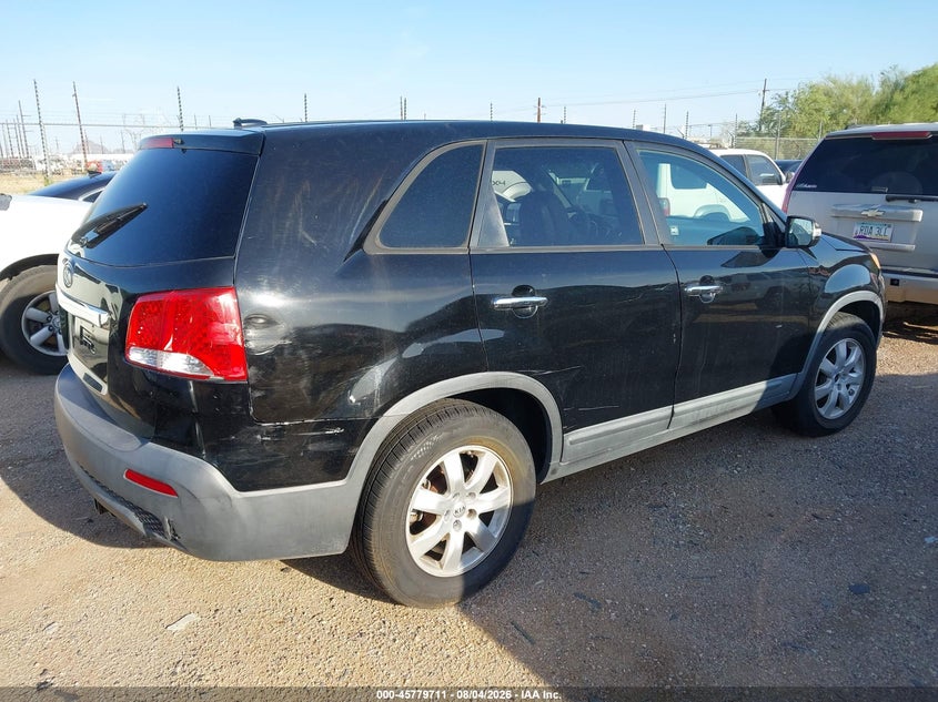 Vin: 5xykt3a15cg286449, lot: 46278491, kia sorento lx 20124