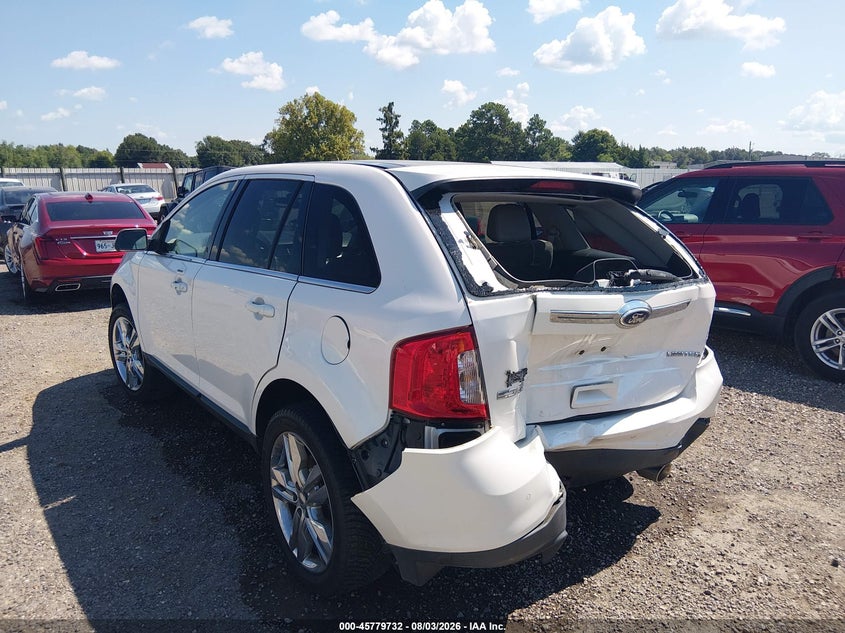 Vin: 2fmdk3kc4ebb72604, lot: 46278512, ford edge limited 20143