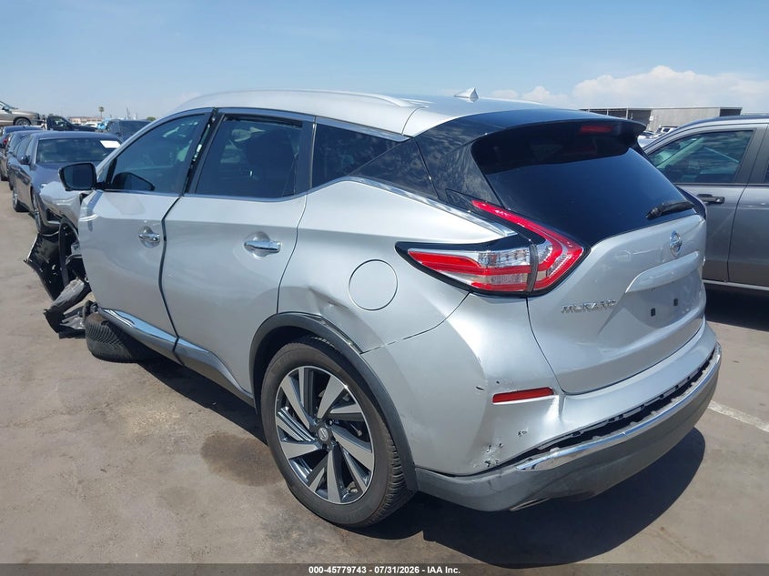 Vin: 5n1az2mg2gn103104, lot: 46278523, nissan murano platinum 20163