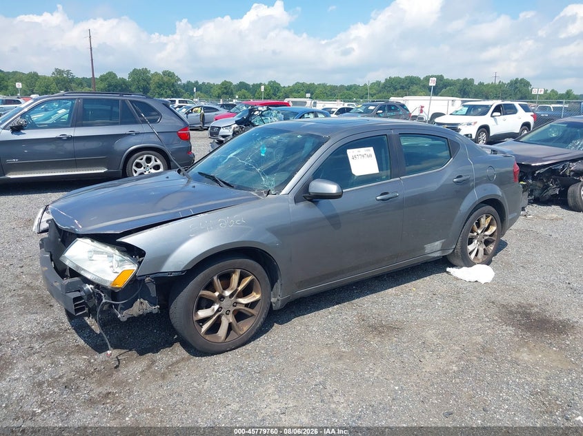 Vin: 1c3cdzbg3dn581247, lot: 46278540, dodge avenger r/t 20132