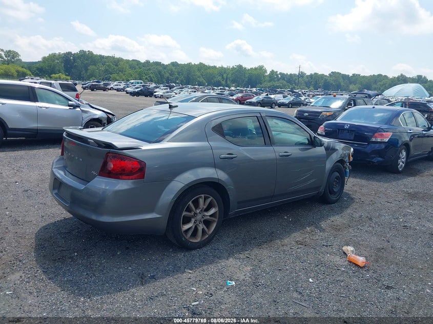 Vin: 1c3cdzbg3dn581247, lot: 46278540, dodge avenger r/t 20134