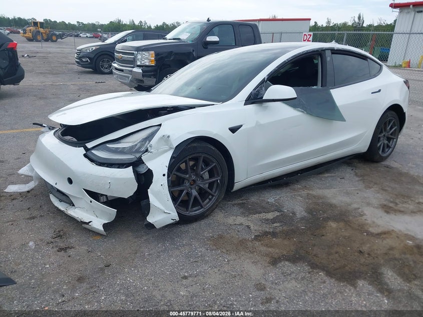 2022 TESLA MODEL 3 auction photo 2