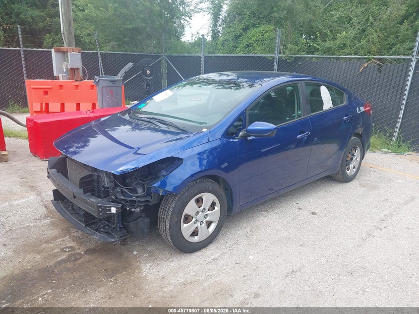 Vin: 3kpfk4a70je199244, lot: 46278587, kia forte lx 20182