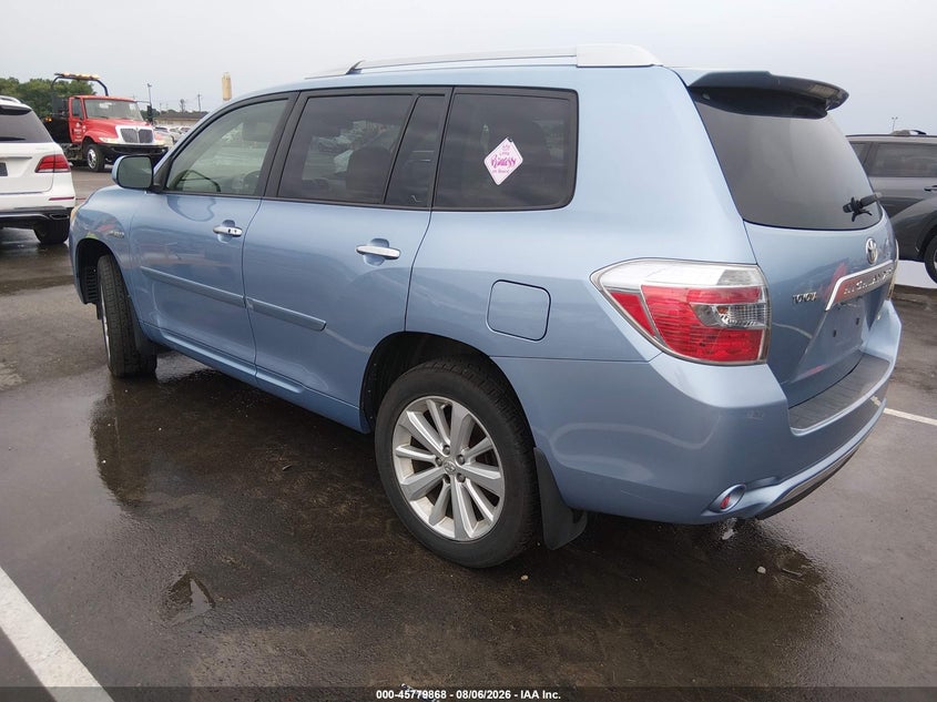2008 TOYOTA HIGHLANDER HYBRID auction photo 3