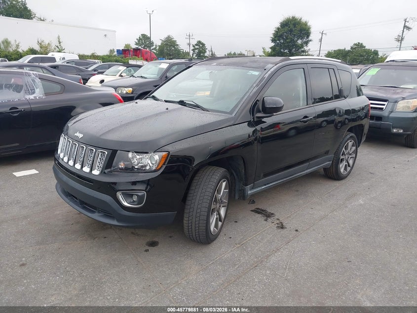 Vin: 1c4njccb7ed624735, lot: 46278661, jeep compass limited 20142