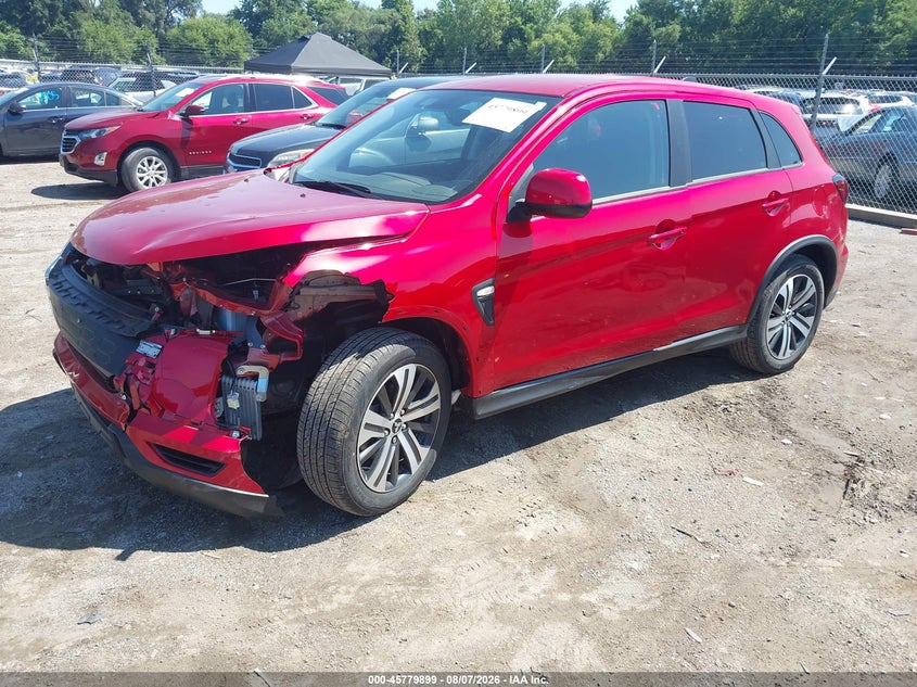 Vin: ja4aruau4pu015164, lot: 46278678, mitsubishi outlander sport 2.0 es awc 20232
