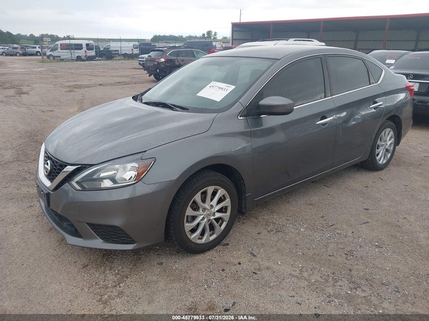 Vin: 3n1ab7ap7jl663219, lot: 46278713, nissan sentra sv 20182