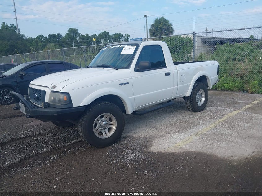2004 Ford Ranger, Пошкодження двигуна, IAAI, VIN 1FTYR10U34PA89318 — фото 2