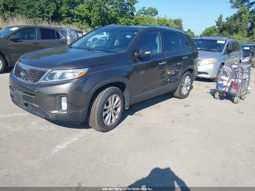 Vin: 5xyku4a77fg577160, lot: 46278754, kia sorento ex v6 20152