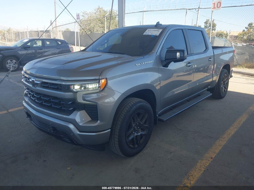 Vin: 1gcpaded0sz311621, lot: 46278776, chevrolet silverado 1500 2wd  short bed rst 20252