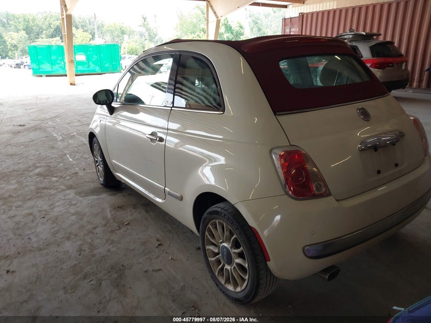 2012 FIAT 500C auction photo 3