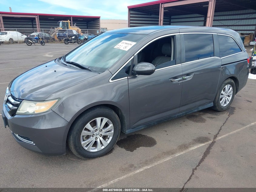 Vin: 5fnrl5h62gb068915, lot: 46278816, honda odyssey ex-l 20162