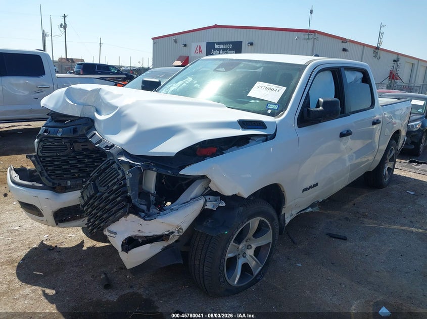 Vin: 3c6rregg2s4158599, lot: 46278821, ram 1500 tradesman  4x2 5'7 box 20252