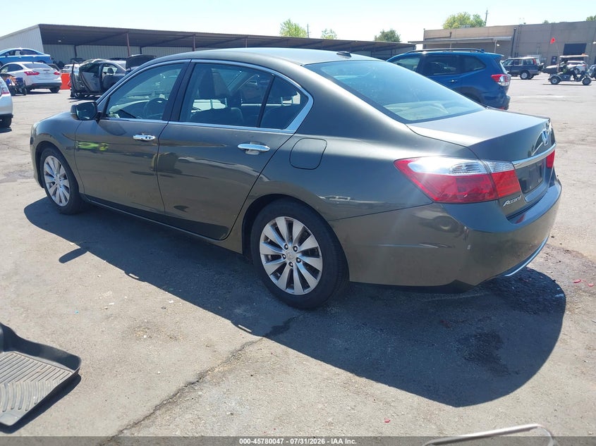 Vin: 1hgcr2f81ea101496, lot: 46278827, honda accord ex-l 20143