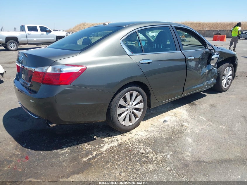 Vin: 1hgcr2f81ea101496, lot: 46278827, honda accord ex-l 20144