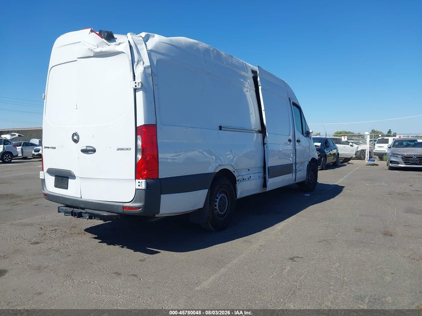 Vin: w1y4nchy1pt141050, lot: 46278828, mercedes-benz sprinter 2500 high roof 4-cyl diesel ho 20234