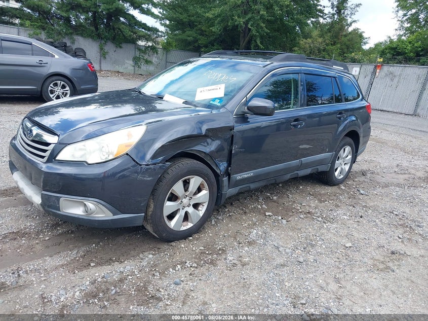 Vin: 4s4brbkc7b3417078, lot: 46278841, subaru outback 2.5i limited 20112