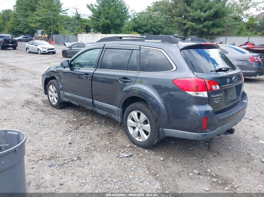 Vin: 4s4brbkc7b3417078, lot: 46278841, subaru outback 2.5i limited 20113