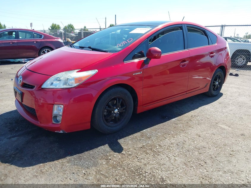 2010 Toyota Prius, Right Rear, IAAI, VIN JTDKN3DU2A5119780 — photo 2