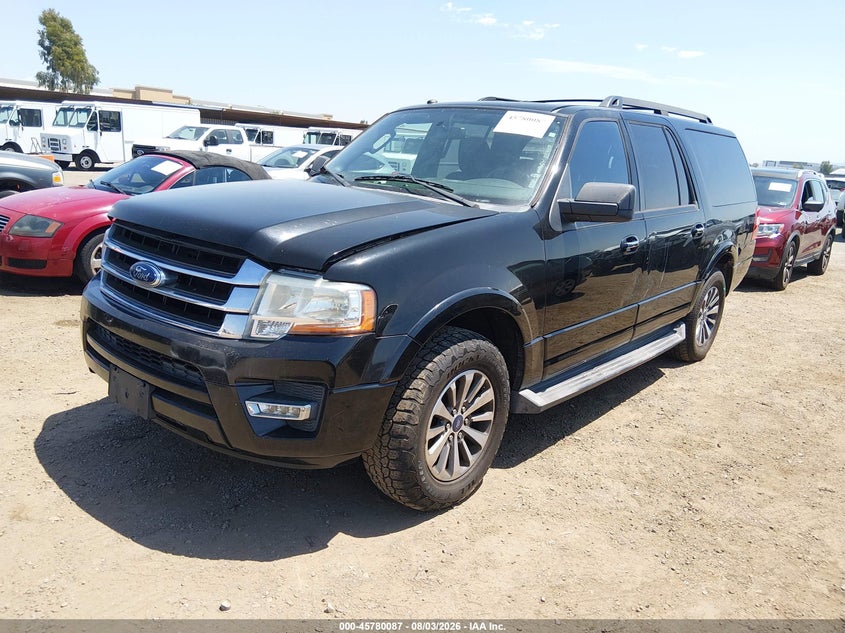 Vin: 1fmjk1ht2hea16729, lot: 46278867, ford expedition el xlt 20172