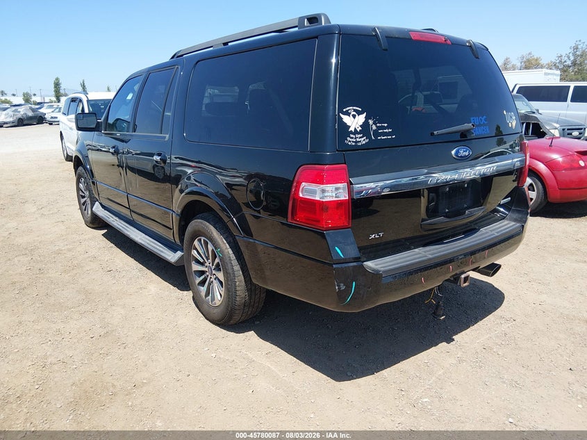 Vin: 1fmjk1ht2hea16729, lot: 46278867, ford expedition el xlt 20173