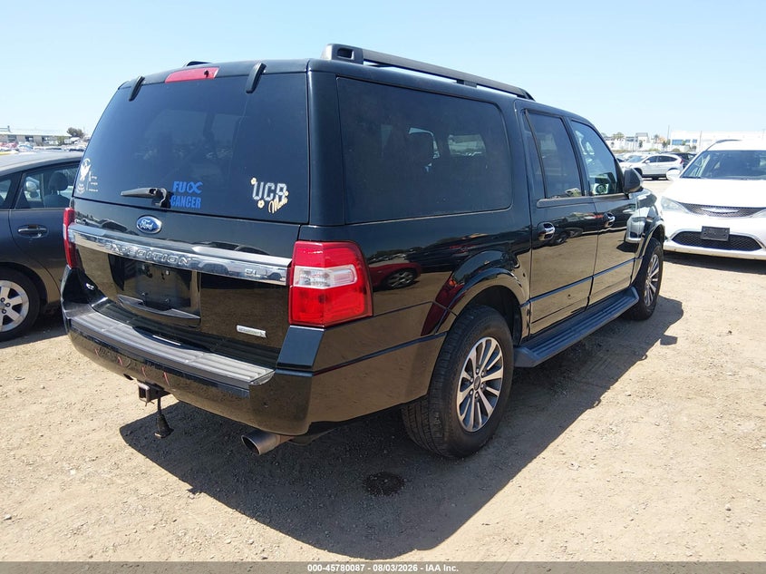Vin: 1fmjk1ht2hea16729, lot: 46278867, ford expedition el xlt 20174