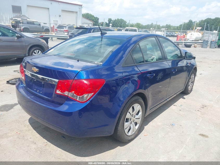 Vin: 1g1pa5sg2d7198363, lot: 46278878, chevrolet cruze ls auto 20134