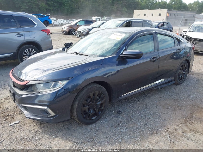 Vin: 2hgfc2f68kh532461, lot: 46278886, honda civic lx 20192