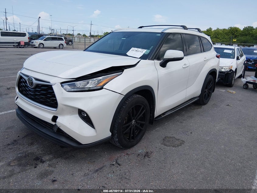 Vin: 5tdgzrah9ls505596, lot: 46278894, toyota highlander xle 20202