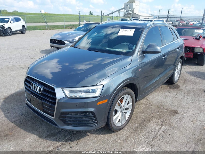 Vin: wa1jccfs5jr029314, lot: 46278913, audi q3 2.0t premium/2.0t sport premium 20182