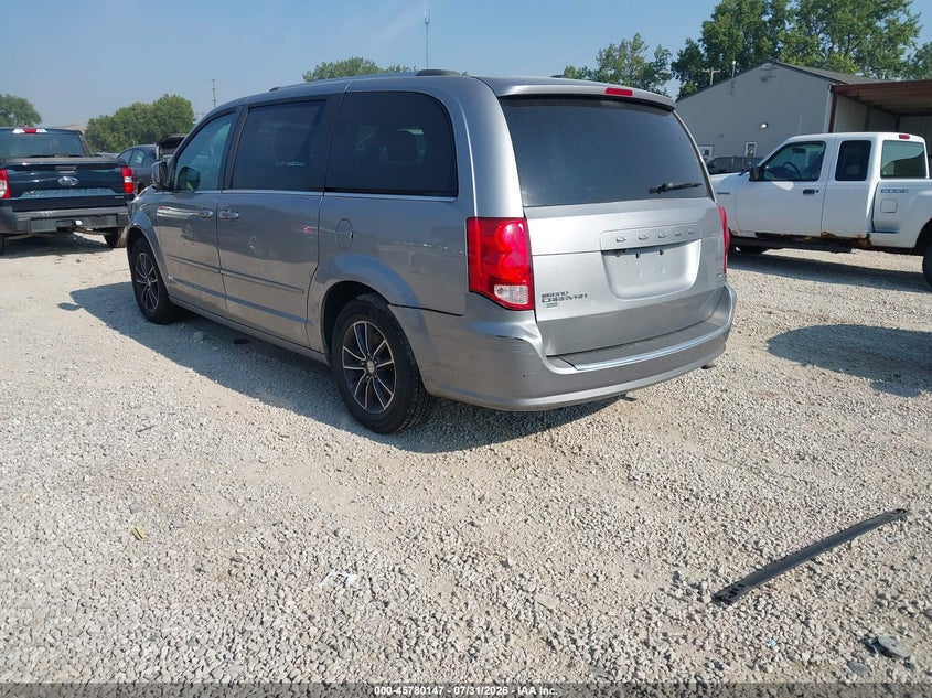 Vin: 2c4rdgcg9hr760958, lot: 46278927, dodge grand caravan sxt 20173