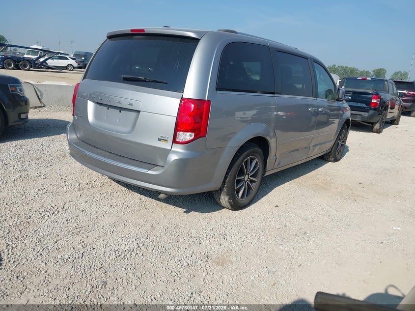 Vin: 2c4rdgcg9hr760958, lot: 46278927, dodge grand caravan sxt 20174