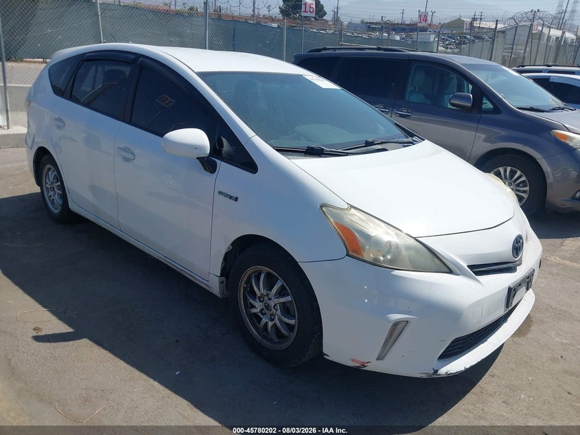 Vin: jtdzn3eu5c3184165, lot: 46278982, toyota prius v three 2012 img_1