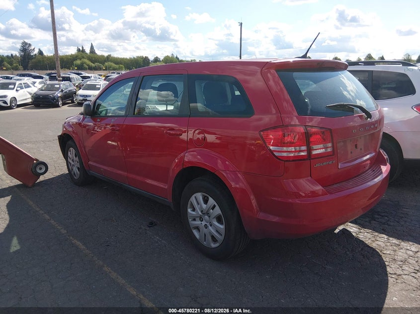 DODGE JOURNEY 2013 VIN 3C4PDCAB5DT723095