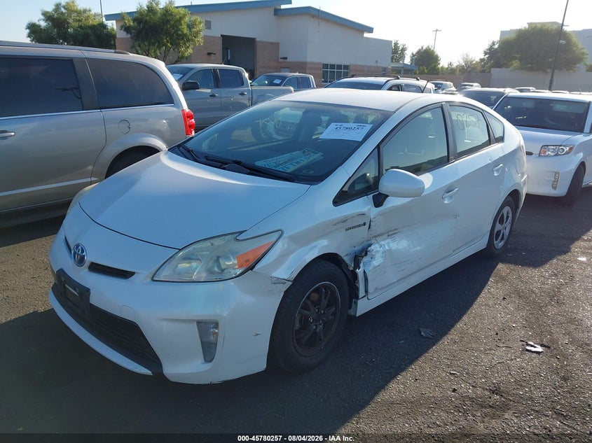 Vin: jtdkn3du3e0390169, lot: 46279037, toyota prius two 20142