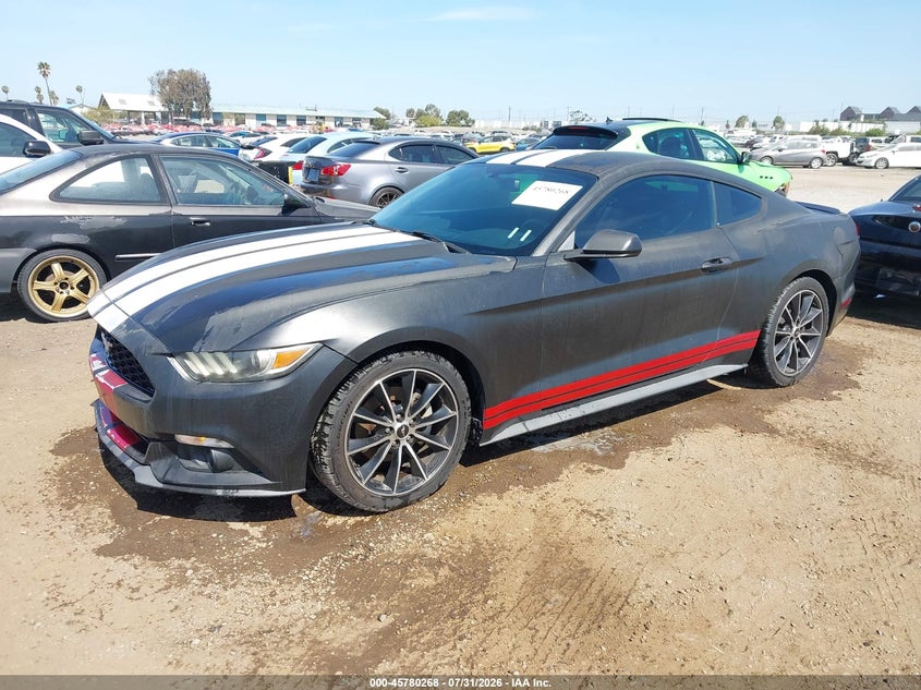 Vin: 1fa6p8th7f5332993, lot: 46279048, ford mustang ecoboost 20152