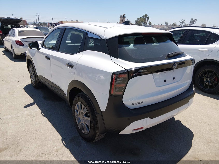 Vin: 3n8ap6be5tl356094, lot: 46279090, nissan kicks s 20263