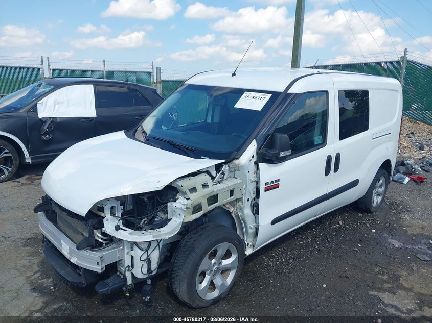 Vin: zfbhrfab5n6w65964, lot: 46279097, ram promaster city wagon 20222