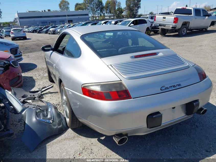 PORSCHE 911 2000 VIN WP0AA2992YS620900