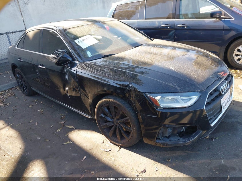 Vin: waugmaf43ln008567, lot: 46279187, audi a4 premium 40 tfsi front-wheel drive s tronic 2020 img_1